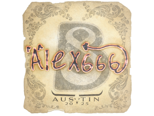 Sticker | alex666 | Austin 2025 image