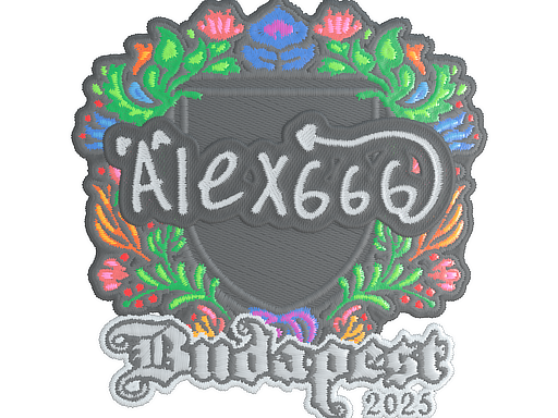 Sticker | alex666 (Embroidered) | Budapest 2025 image