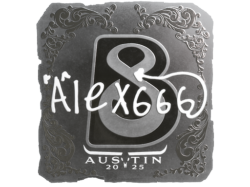 Sticker | alex666 (Foil) | Austin 2025 image