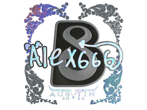 Sticker | alex666 (Holo) | Austin 2025 image