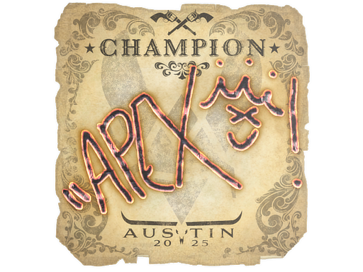 Sticker | apEX (Champion) | Austin 2025 image