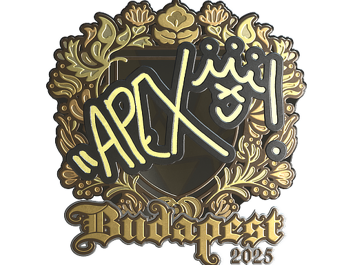 Sticker | apEX (Gold) | Budapest 2025 image