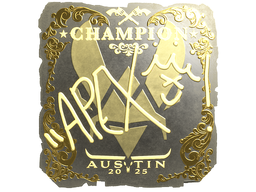 Sticker | apEX (Gold, Champion) | Austin 2025 image