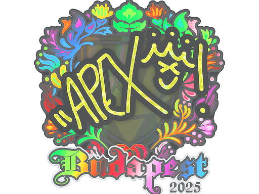 Sticker | apEX (Holo) | Budapest 2025 image
