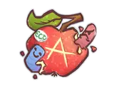 Sticker | Apple A Day (Glitter) image