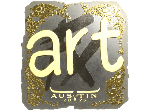 Sticker | arT (Gold) | Austin 2025 image