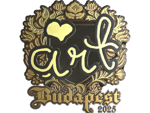 Sticker | arT (Gold) | Budapest 2025 image