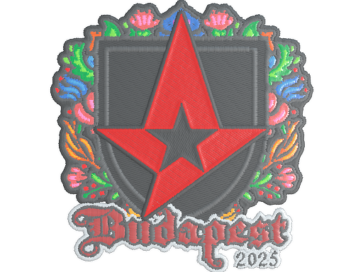 Sticker | Astralis (Embroidered) | Budapest 2025 image
