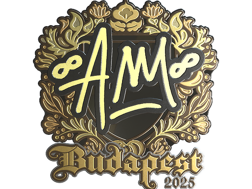 Sticker | AW (Gold) | Budapest 2025 image