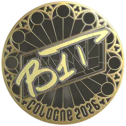 Sticker | b1t (Gold) | Cologne 2026 image