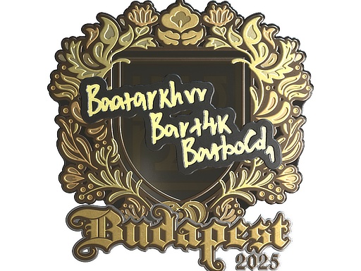 Sticker | Bart4k (Gold) | Budapest 2025 image