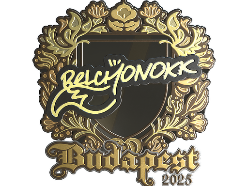 Sticker | BELCHONOKK (Gold) | Budapest 2025 image