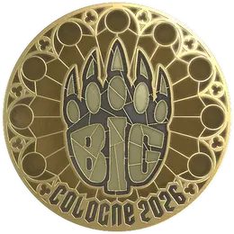Sticker | BIG (Gold) | Cologne 2026 image