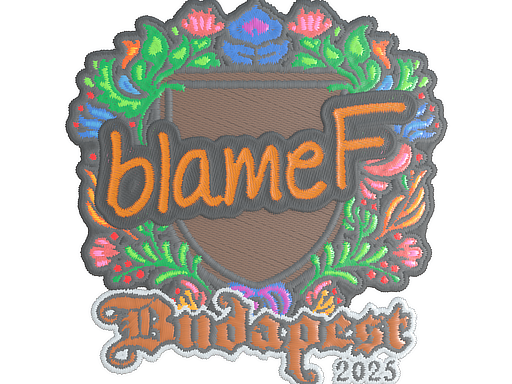 Sticker | blameF (Embroidered) | Budapest 2025 image