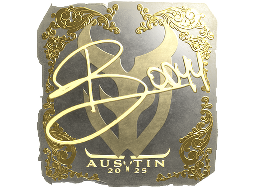 Sticker | bodyy (Gold) | Austin 2025 image