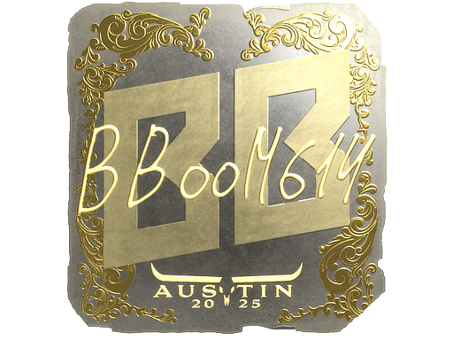 Sticker | Boombl4 (Gold) | Austin 2025 image