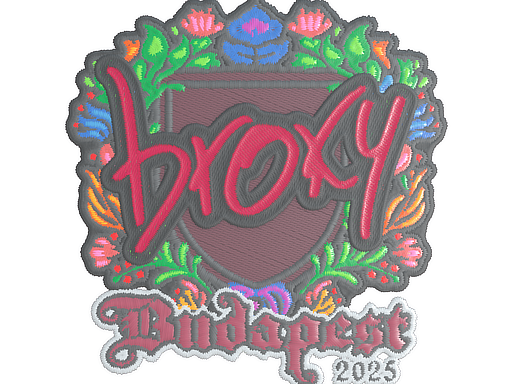 Sticker | broky (Embroidered) | Budapest 2025 image