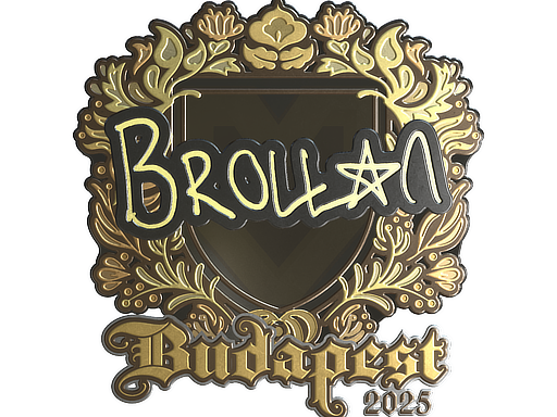 Sticker | Brollan (Gold) | Budapest 2025 image