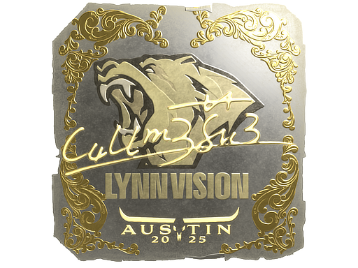Sticker | C4LLM3SU3 (Gold) | Austin 2025 image