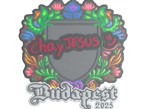 Sticker | chayJESUS (Embroidered) | Budapest 2025 image