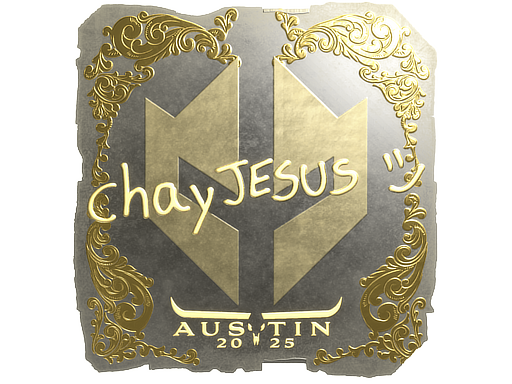 Sticker | chayJESUS (Gold) | Austin 2025 image
