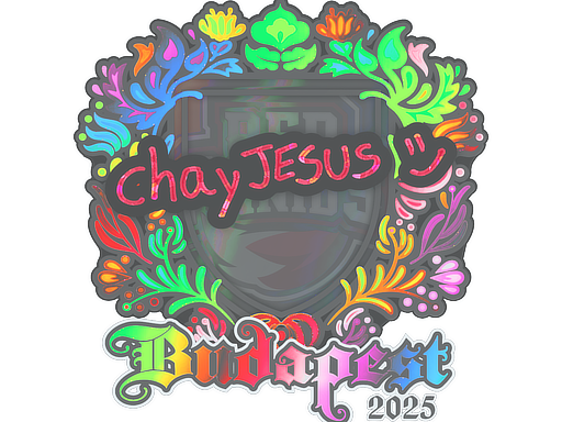 Sticker | chayJESUS (Holo) | Budapest 2025 image