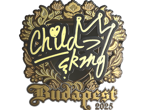 Sticker | ChildKing (Gold) | Budapest 2025 image