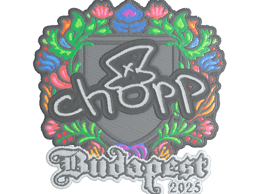 Sticker | chopper (Embroidered) | Budapest 2025 image