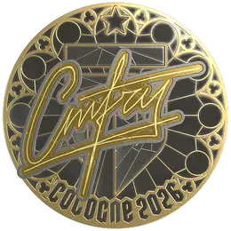 Sticker | cmtry (Gold) | Cologne 2026 image