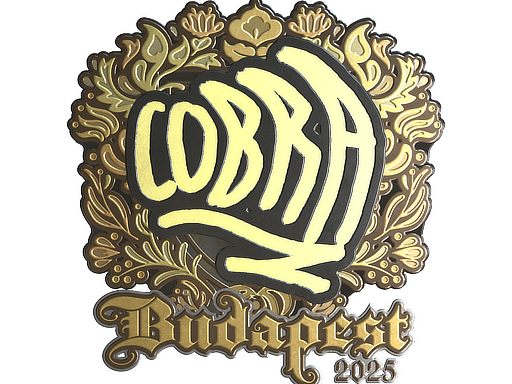 Sticker | cobra (Gold) | Budapest 2025 image