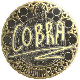 Sticker | cobra (Gold) | Cologne 2026 image