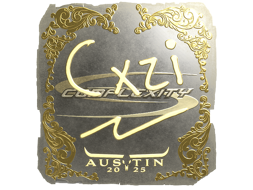 Sticker | Cxzi (Gold) | Austin 2025 image