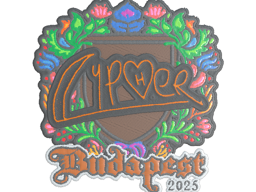 Sticker | Cypher (Embroidered) | Budapest 2025 image