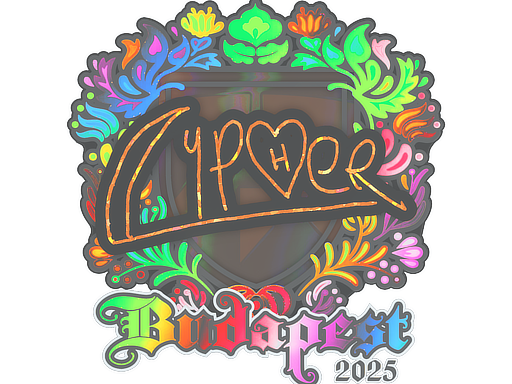Sticker | Cypher (Holo) | Budapest 2025 image