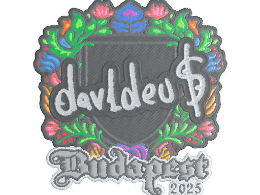 Sticker | dav1deuS (Embroidered) | Budapest 2025 image