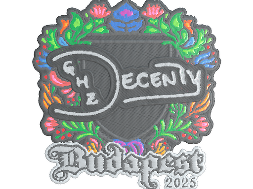 Sticker | decenty (Embroidered) | Budapest 2025 image