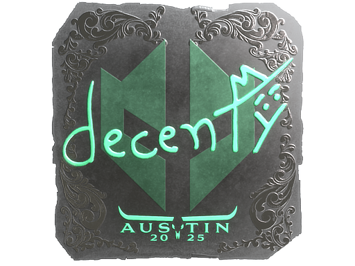 Sticker | decenty (Foil) | Austin 2025 image
