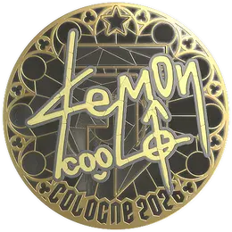Sticker | dem0n (Gold) | Cologne 2026 image