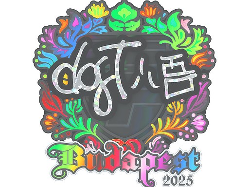 Sticker | dgt (Holo) | Budapest 2025 image