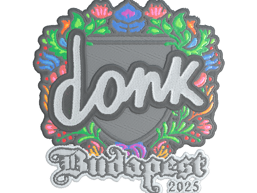 Sticker | donk (Embroidered) | Budapest 2025 image