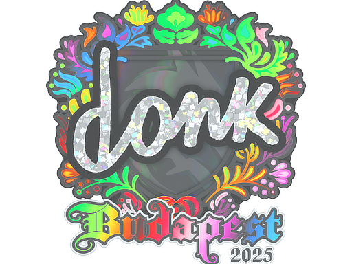 Sticker | donk (Holo) | Budapest 2025 image