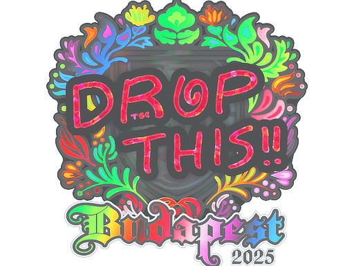 Sticker | drop (Holo) | Budapest 2025 image