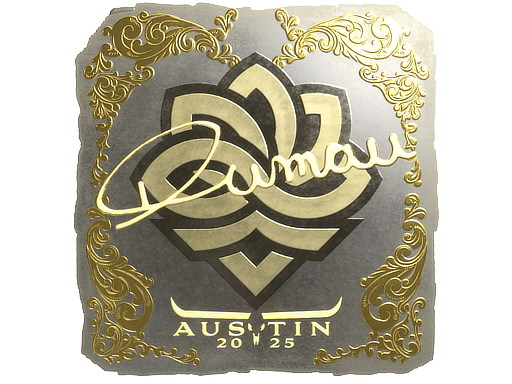 Sticker | dumau (Gold) | Austin 2025 image