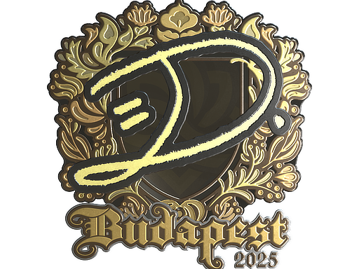 Sticker | dumau (Gold) | Budapest 2025 image