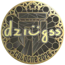 Sticker | dziugss (Gold) | Cologne 2026 image