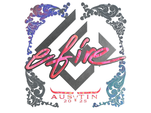 Sticker | efire (Holo) | Austin 2025 image