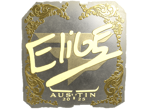 Sticker | EliGE (Gold) | Austin 2025 image