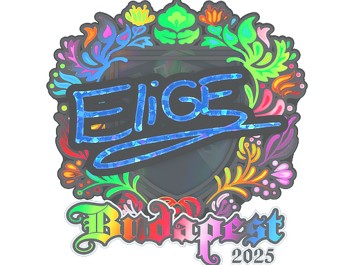 Sticker | EliGE (Holo) | Budapest 2025 image