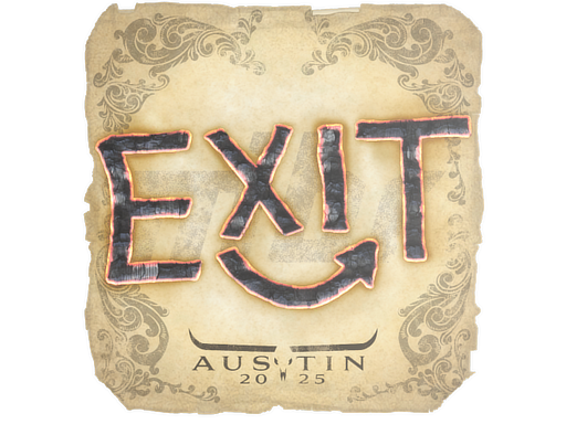 Sticker | exit | Austin 2025 image