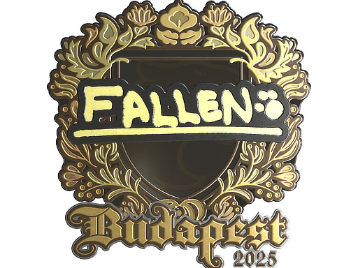 Sticker | FalleN (Gold) | Budapest 2025 image